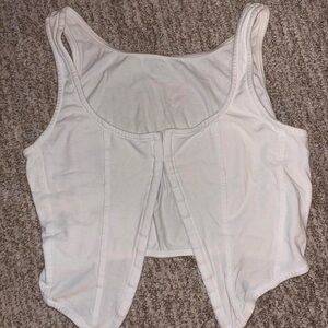 White Sleeveless Women's Top